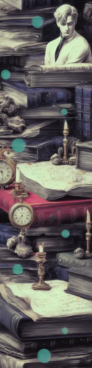 Free printable one man dark academia bookmark