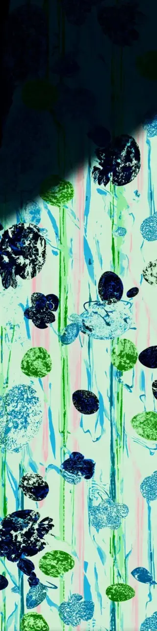 Free printable pale green abstract lines bookmark