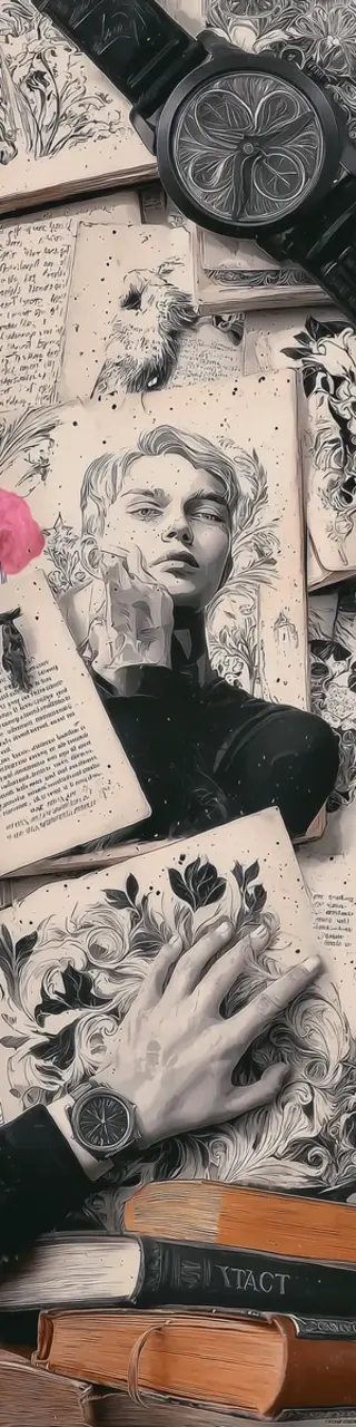 Free printable palm sheets dark academia bookmark