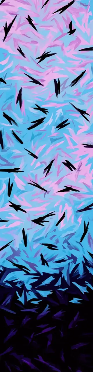 Free printable pink blue and black abstract bookmark