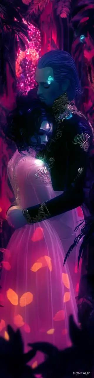 Free printable pink embrace in the dark bookmark