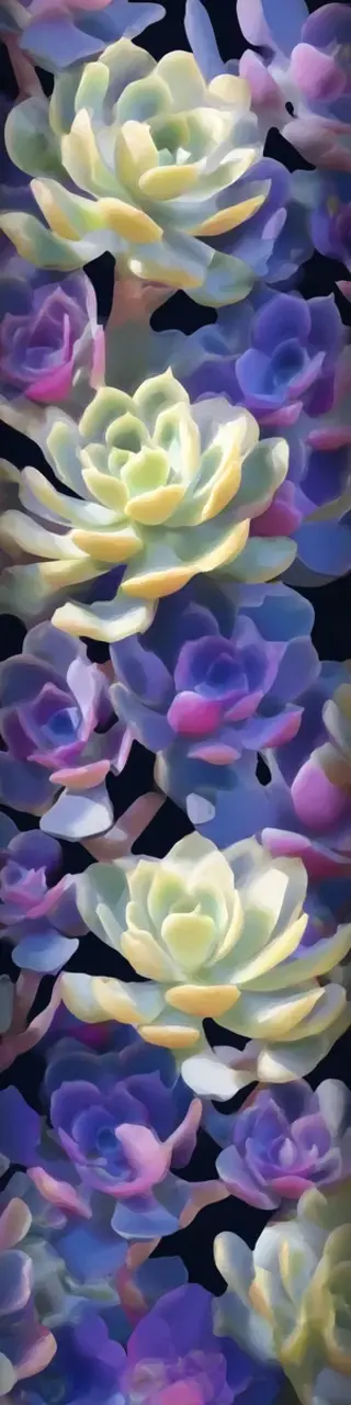 Free printable purple green succulents bookmark