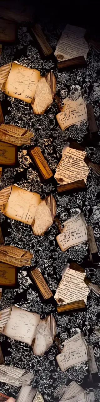 Free printable ripped paper dark academia bookmark