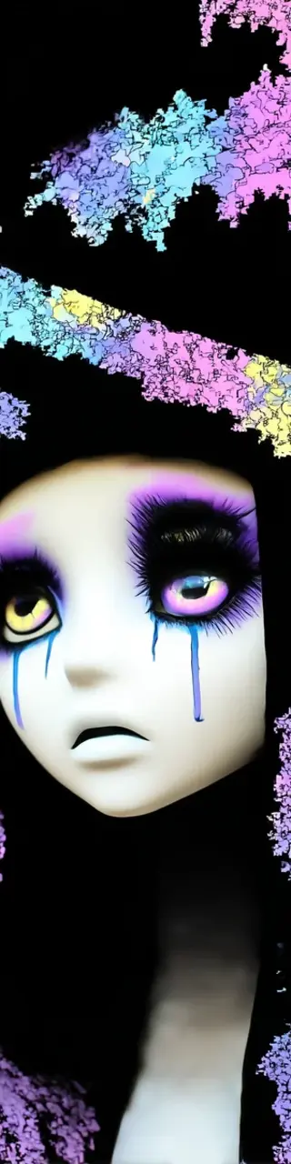 Free printable sad mask halloween bookmark