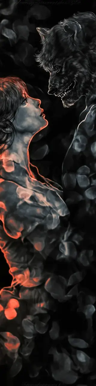 Free printable scared of love werewolf bookmark