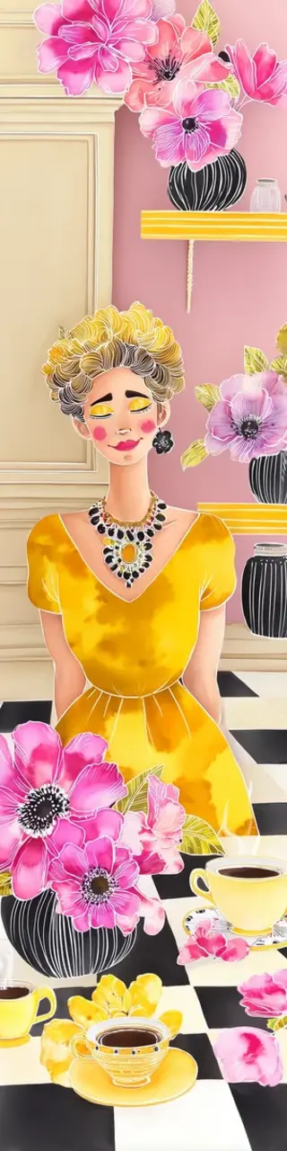 Free printable serving coffee bookmark