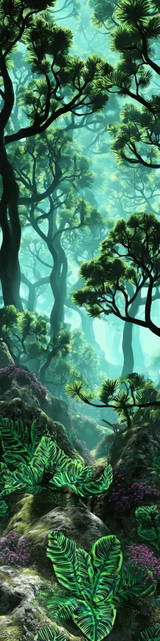 Free printable shrubby path bookmark