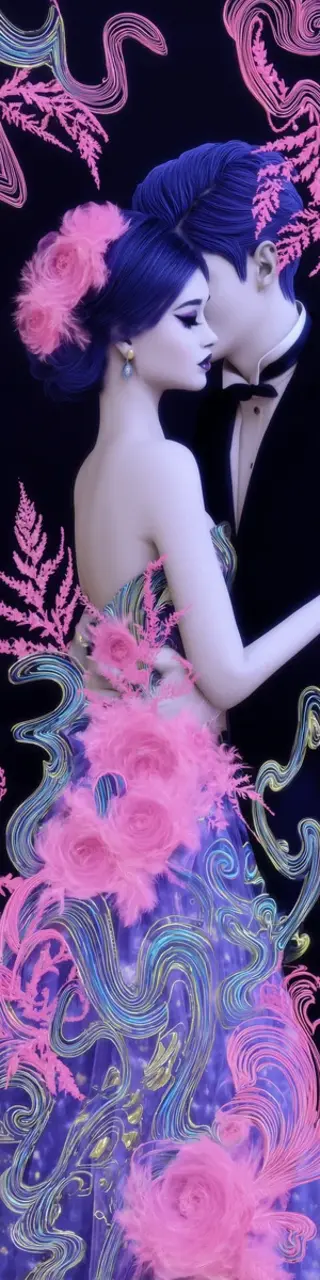 Free printable slow dancing romance bookmark