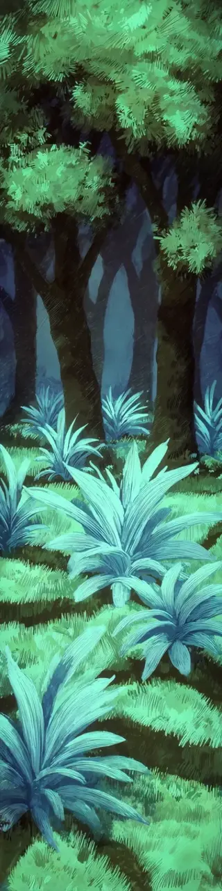 Free printable smooth jungle plants bookmark