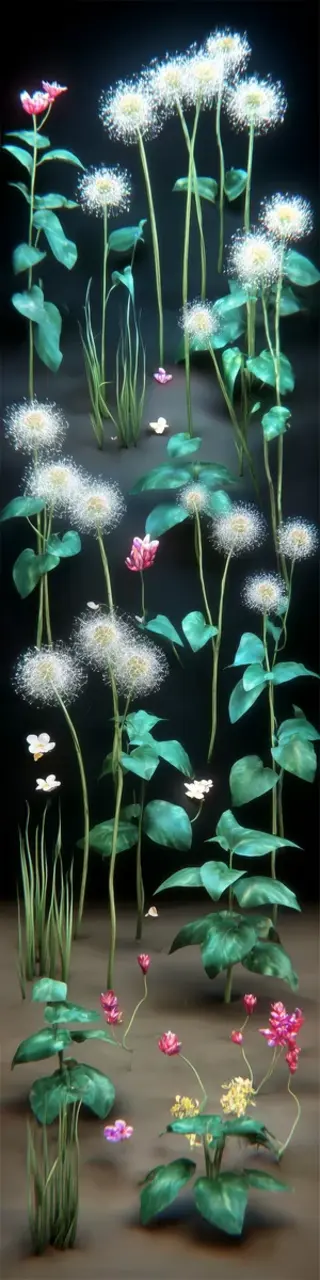 Free printable space between plants bookmark