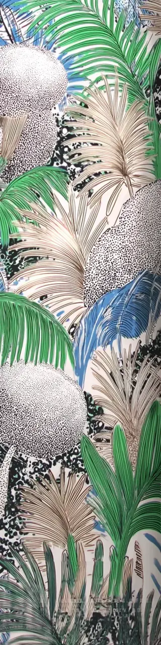 Free printable white palm trees bookmark