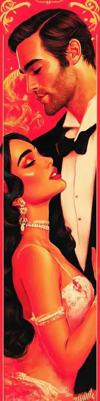 Free printable spy romance bookmark