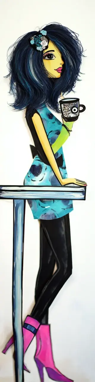 Free printable standing desk coffee bookmark