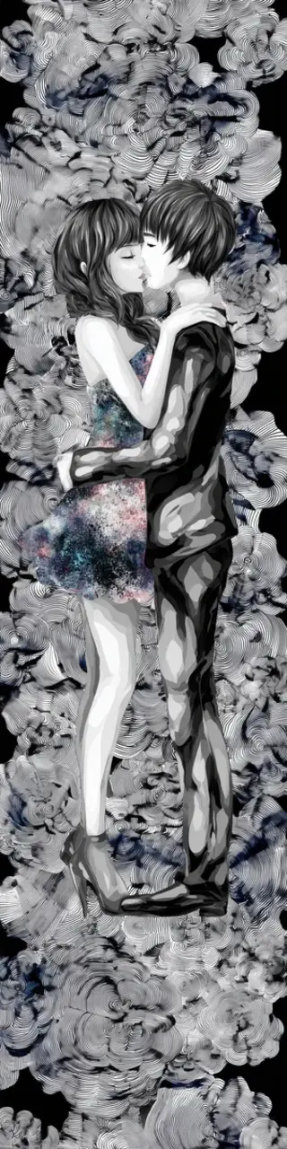 Free printable stolen kiss gray bookmark