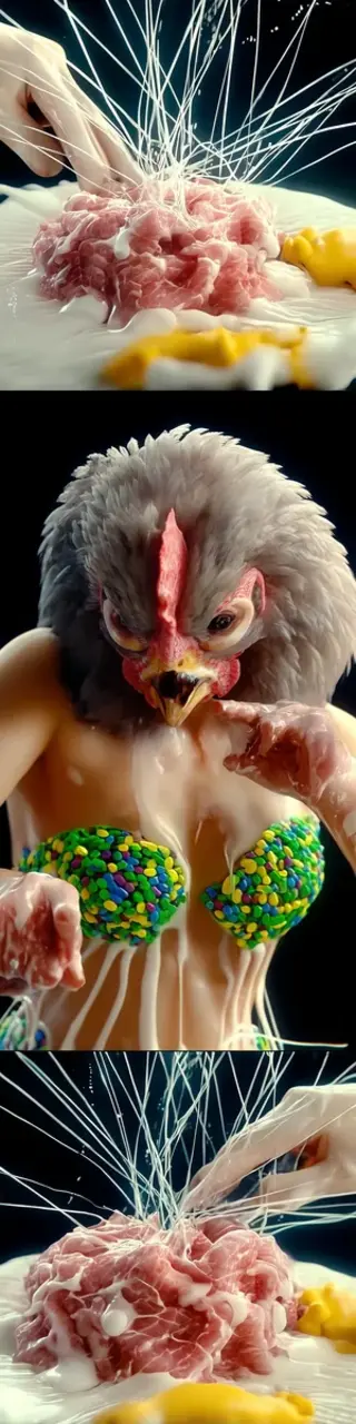 Free printable strange chicken bookmark