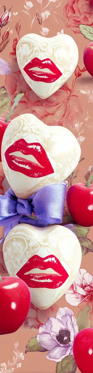 Free printable strange lip stones bookmark