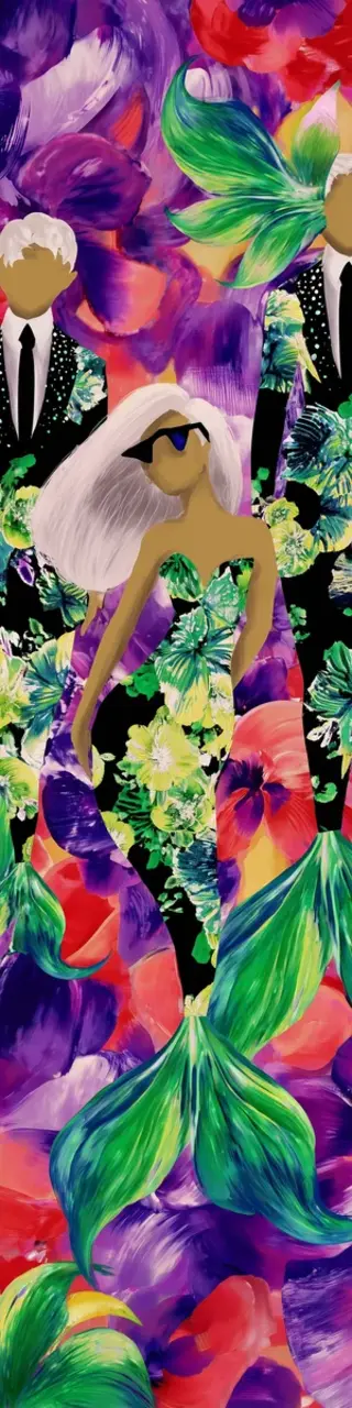 Free printable sunglasses mermaid bookmark