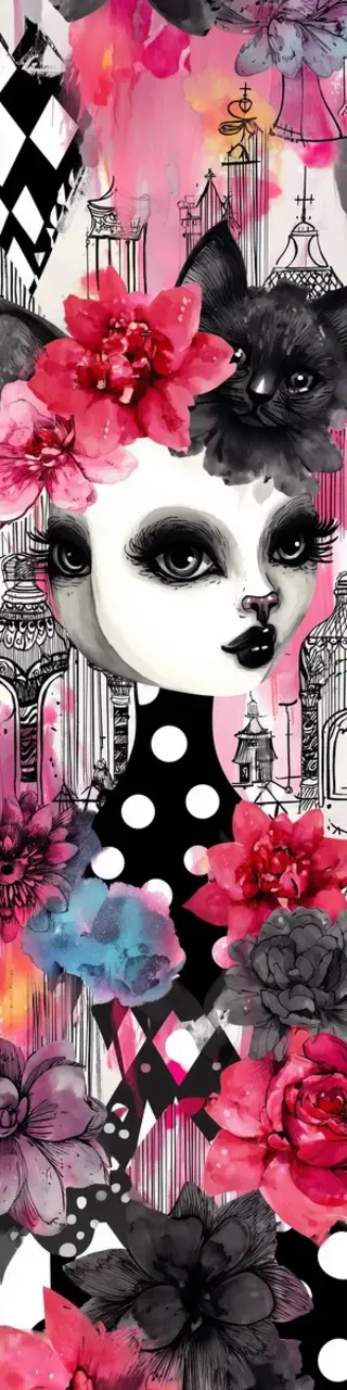 Free printable surrealist art bookmark