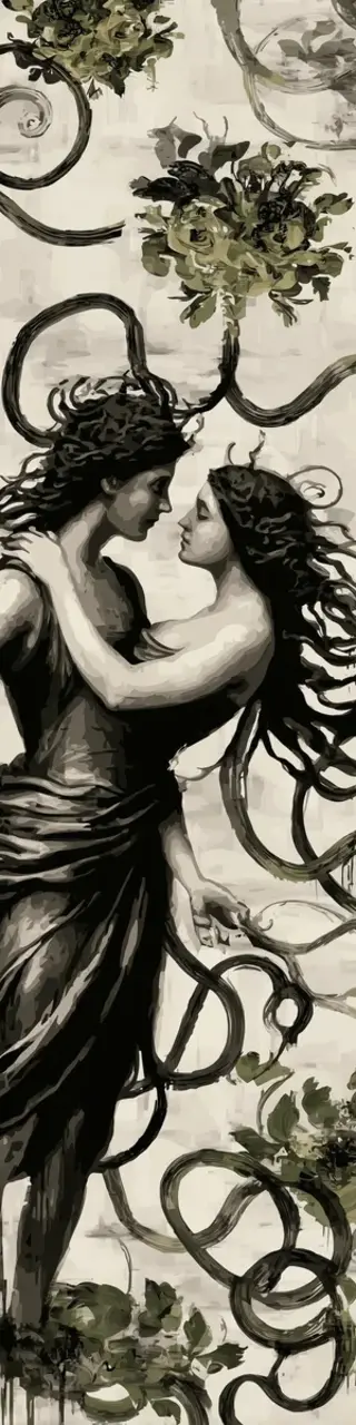 Free printable tight hug mythological bookmark