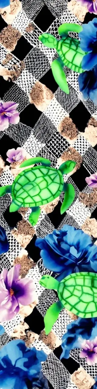 Free printable turtle patches bookmark