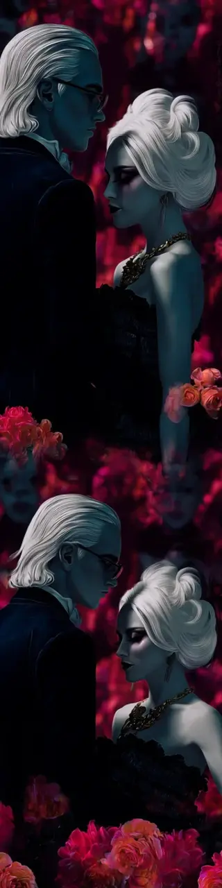 Free printable vampire dance bookmark