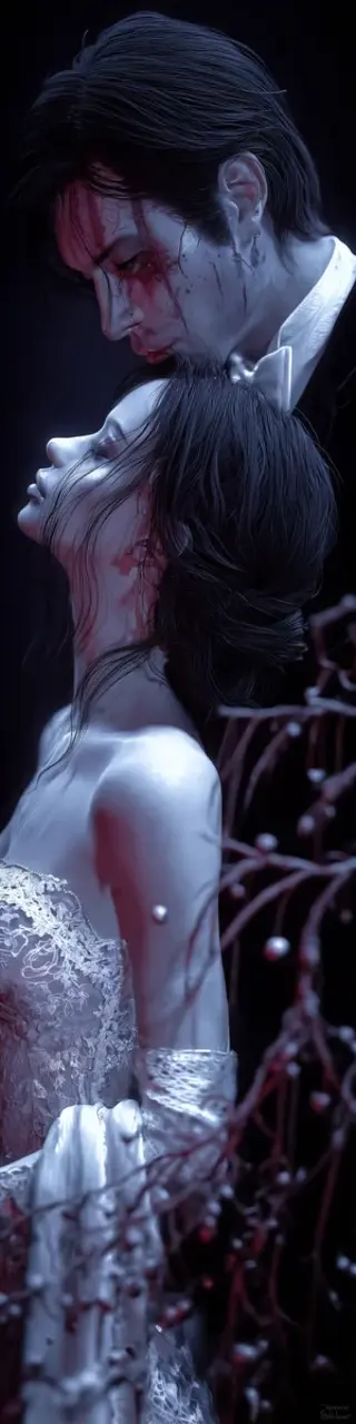 Free printable vampire forbidden love bookmark