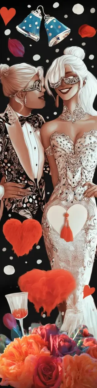 Free printable fun wedding bookmark