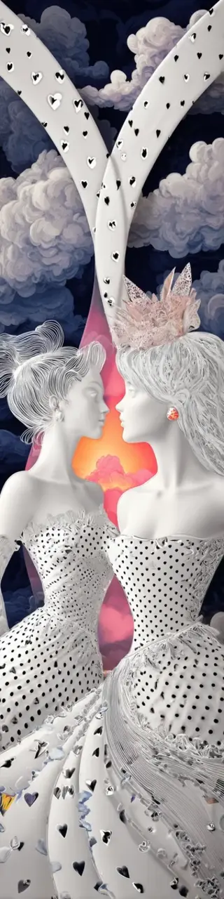 Free printable white bridal statues bookmark