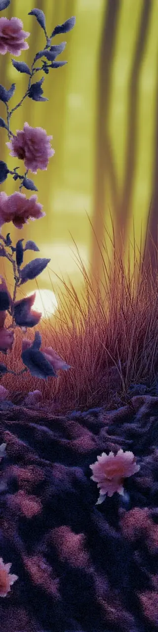 Free printable yellow sunset bookmark